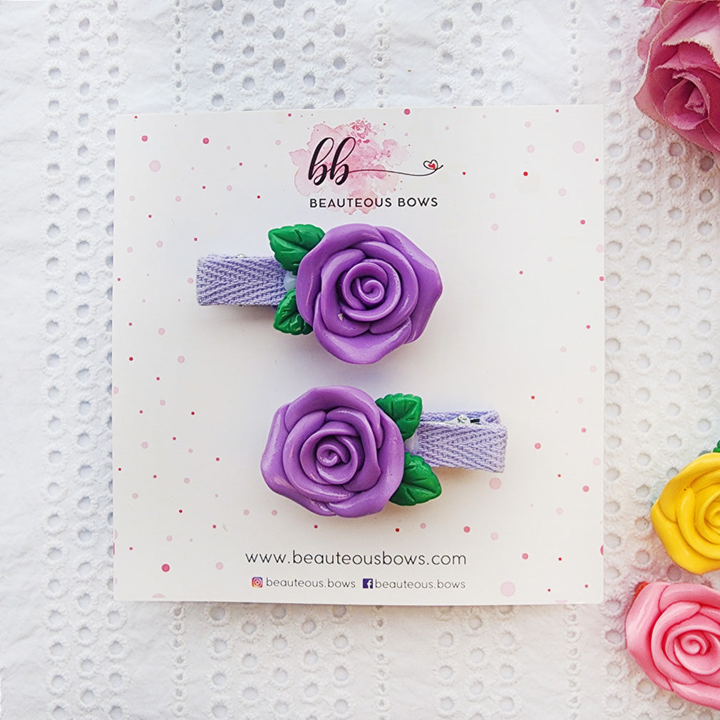 Rosette Clip Pair