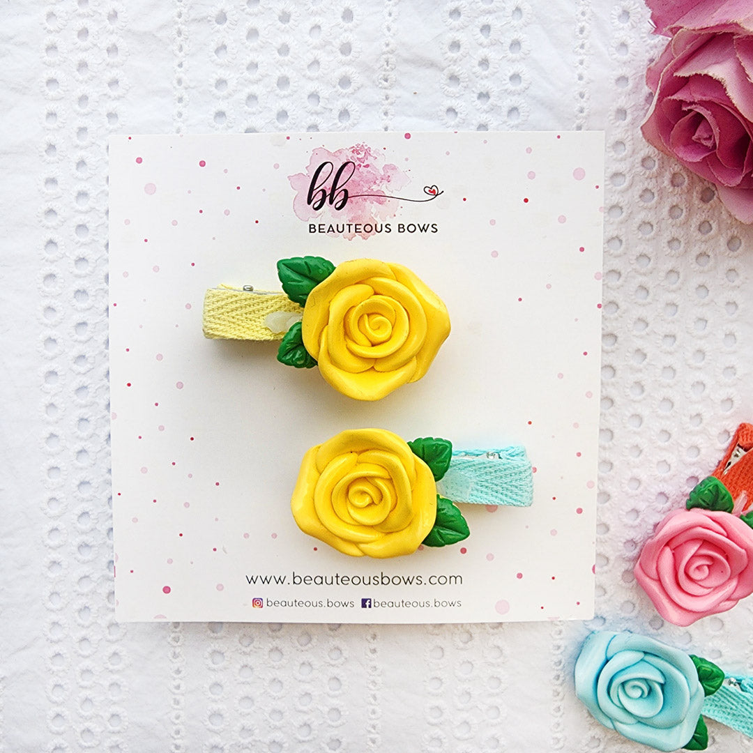 Rosette Clip Pair
