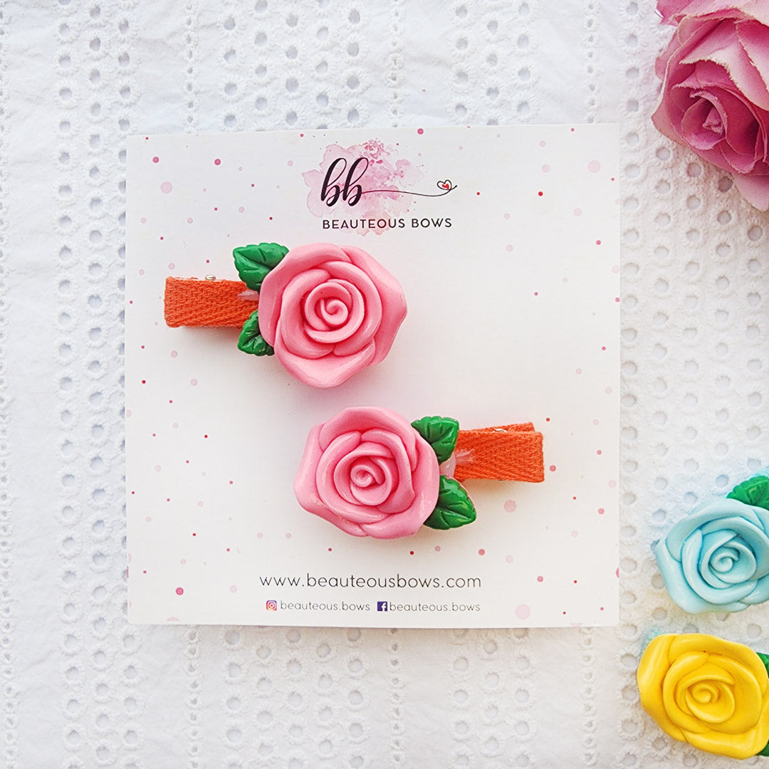 Rosette Clip Pair