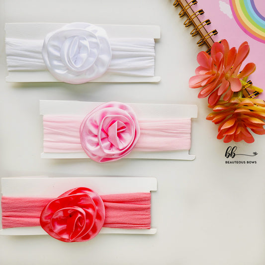 Rosey Satin Headwrap