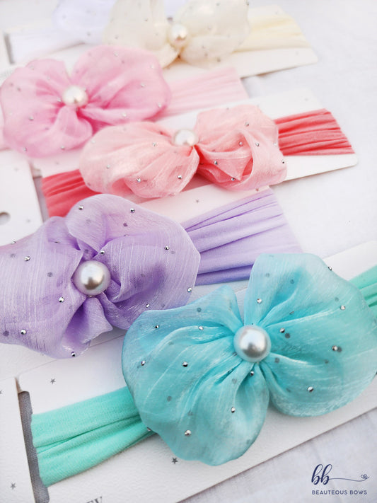 Ruffle Bow Headwrap