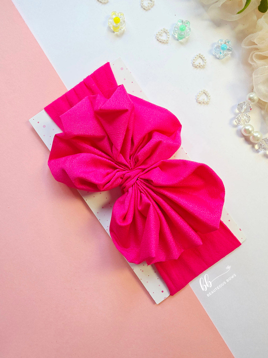 Ruffle Bow Headwrap