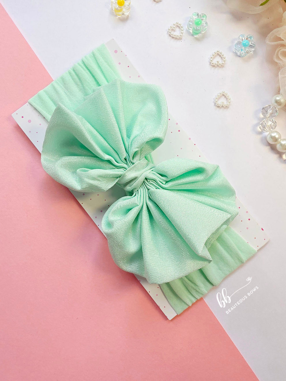 Ruffle Bow Headwrap