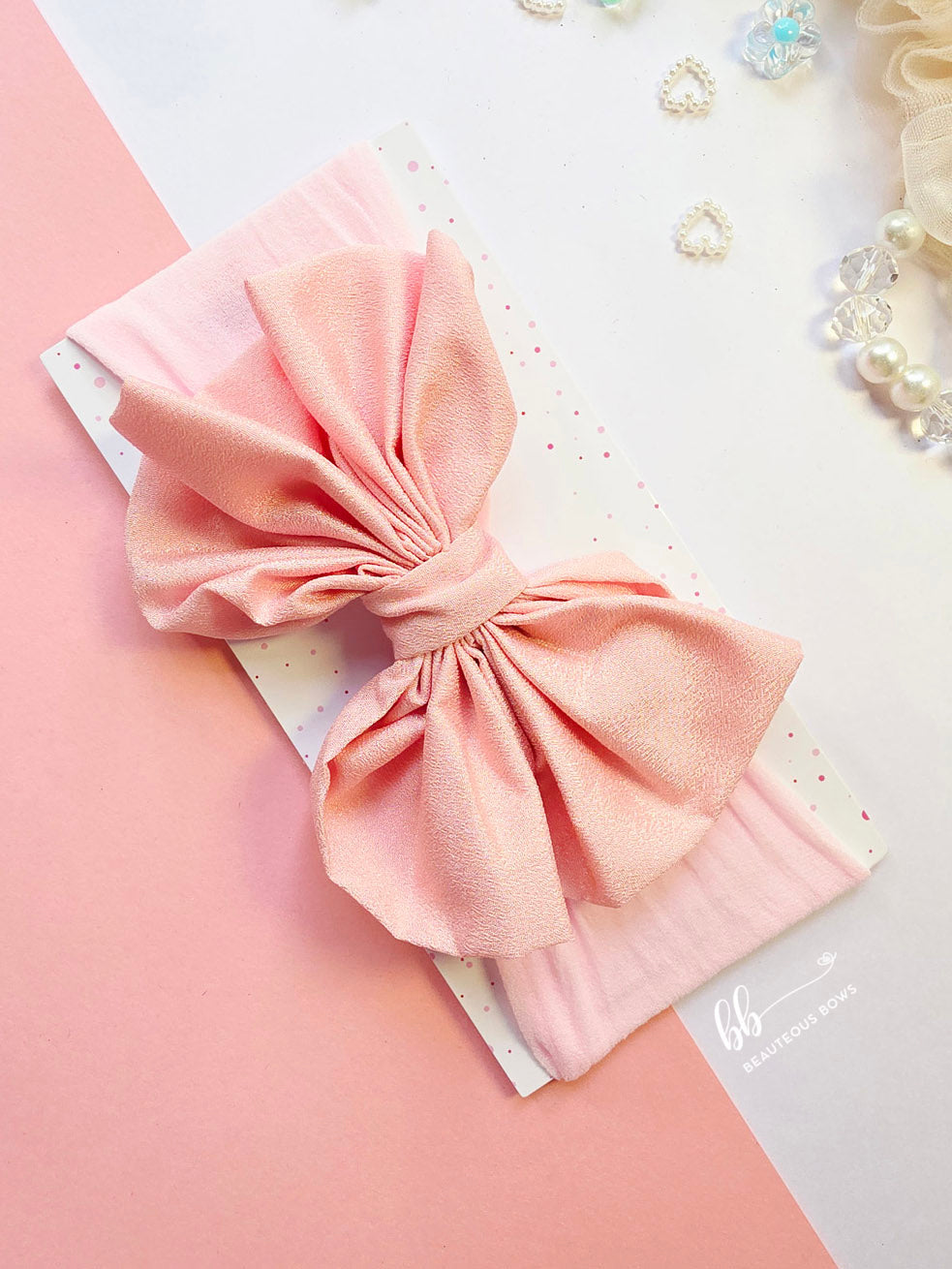 Ruffle Bow Headwrap