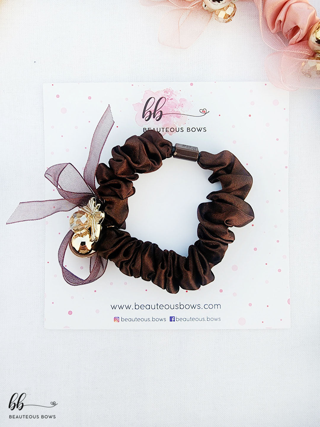 Satin Charm Hairtie