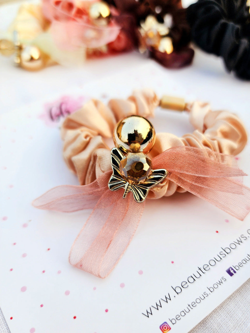 Satin Charm Hairtie