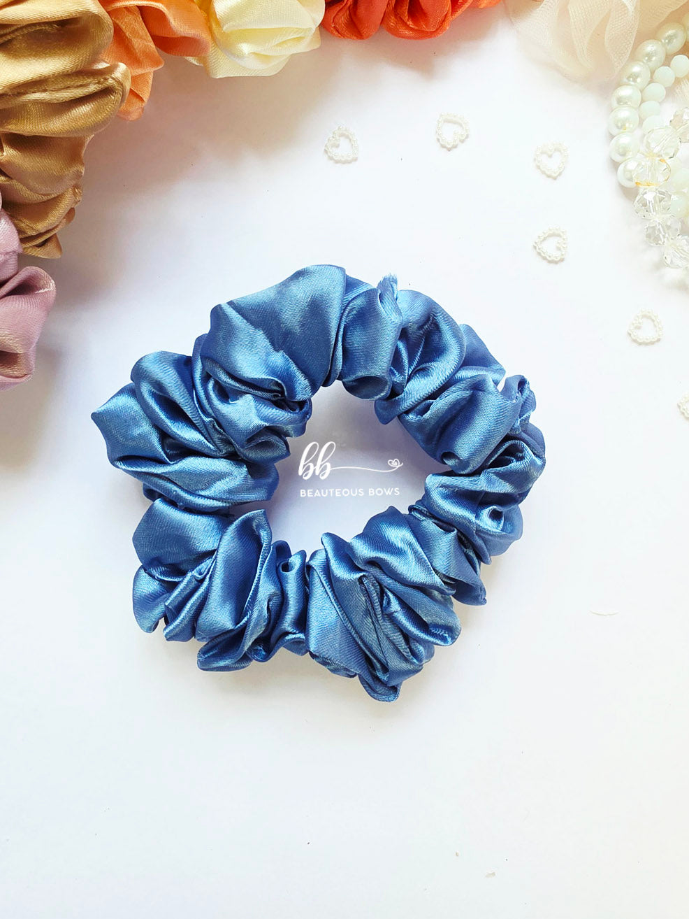 Fall Satin Scrunchie