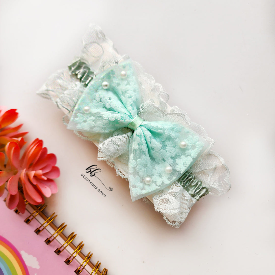 Frilly Bow Headwrap
