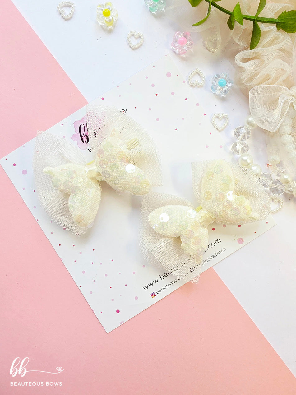 Sparkly Butterfly Festive Bow Set