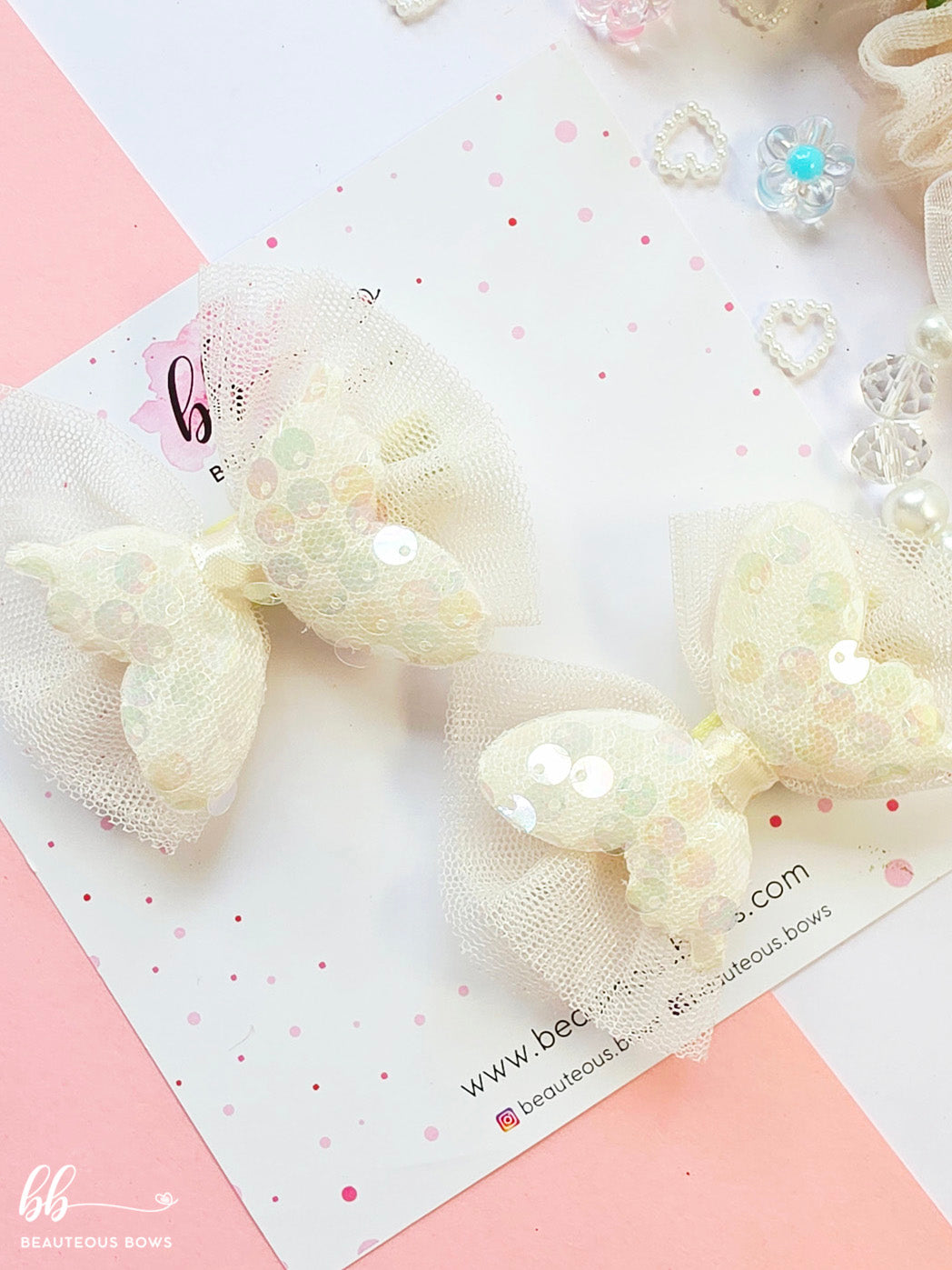 Sparkly Butterfly Festive Bow Set