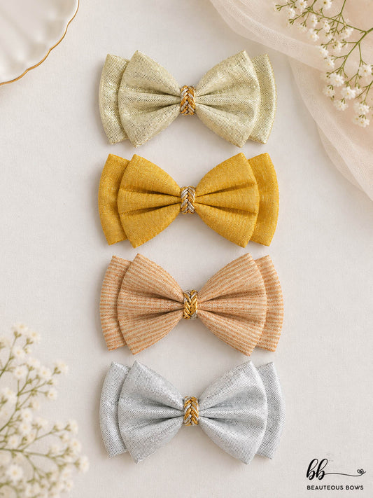 Sparkly Festive Bow - 3 colours