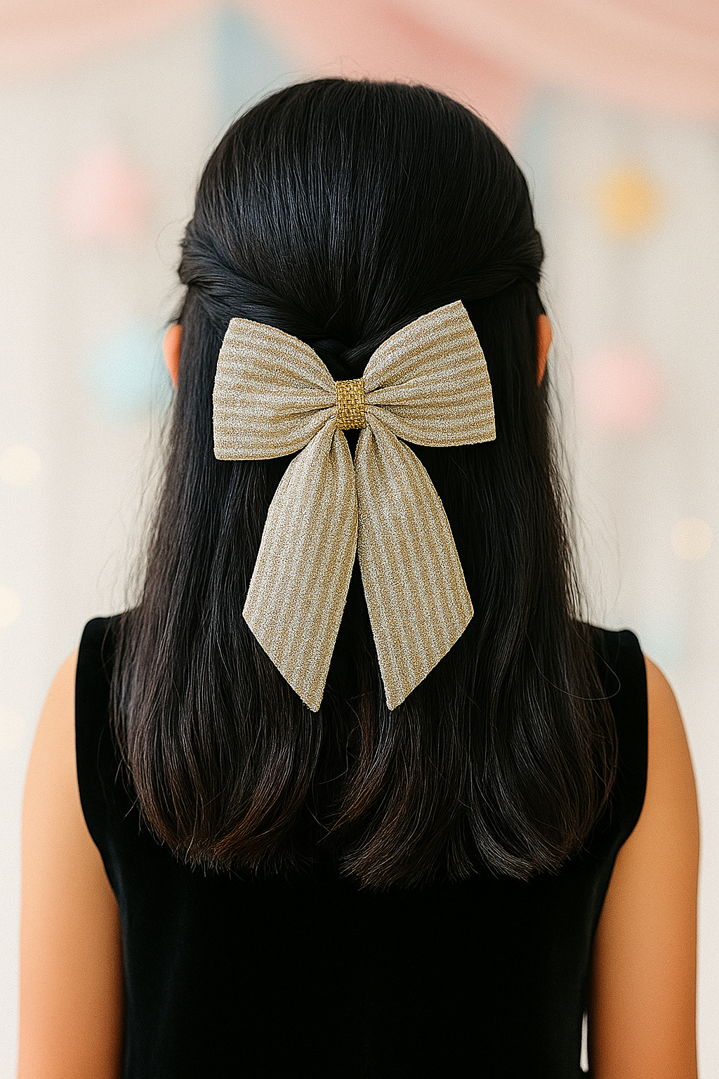 Sparkly Alice Pigtail Bow