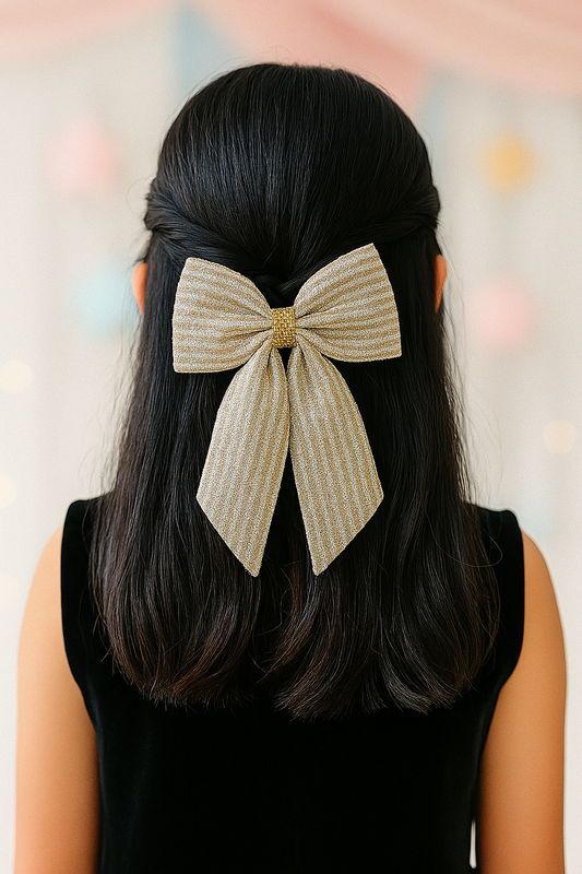 Sparkly Alice Pigtail Bow