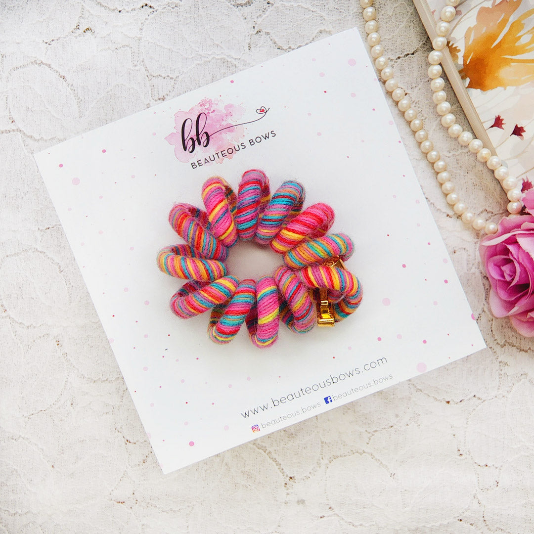 Boho Spiral Pony Holder