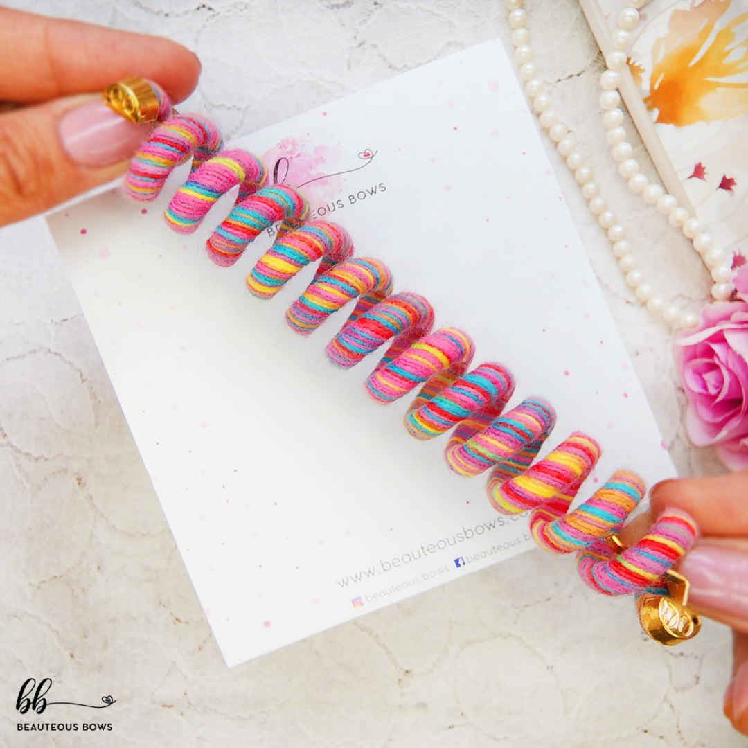 Boho Spiral Pony Holder