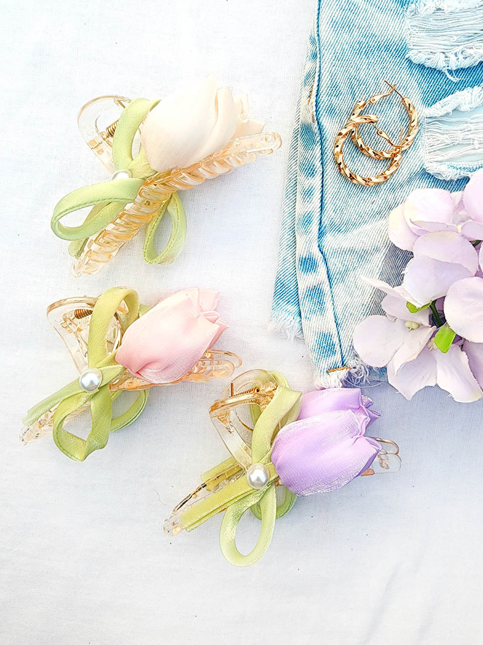 Tulip Korean Hair Claw