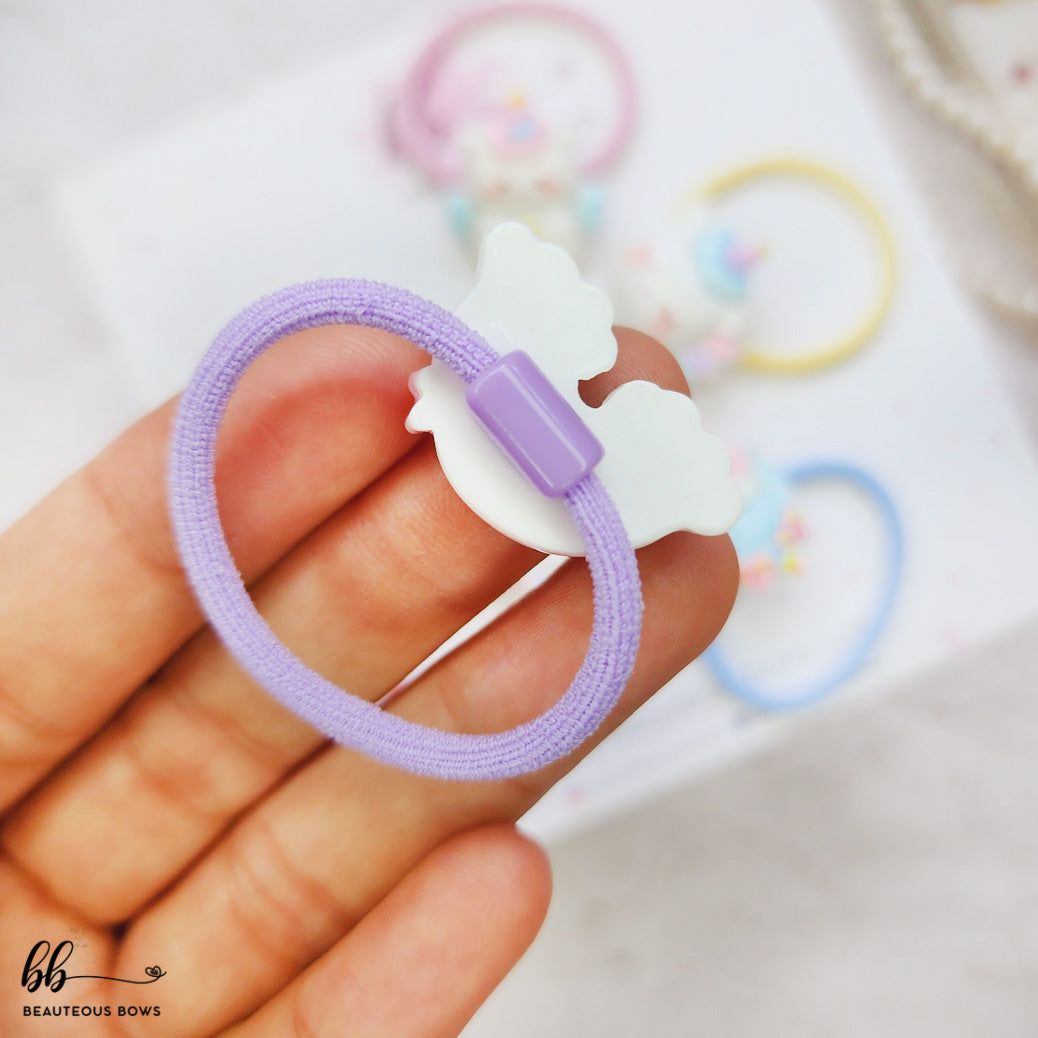 Unicorn Hair Tie Set of 5