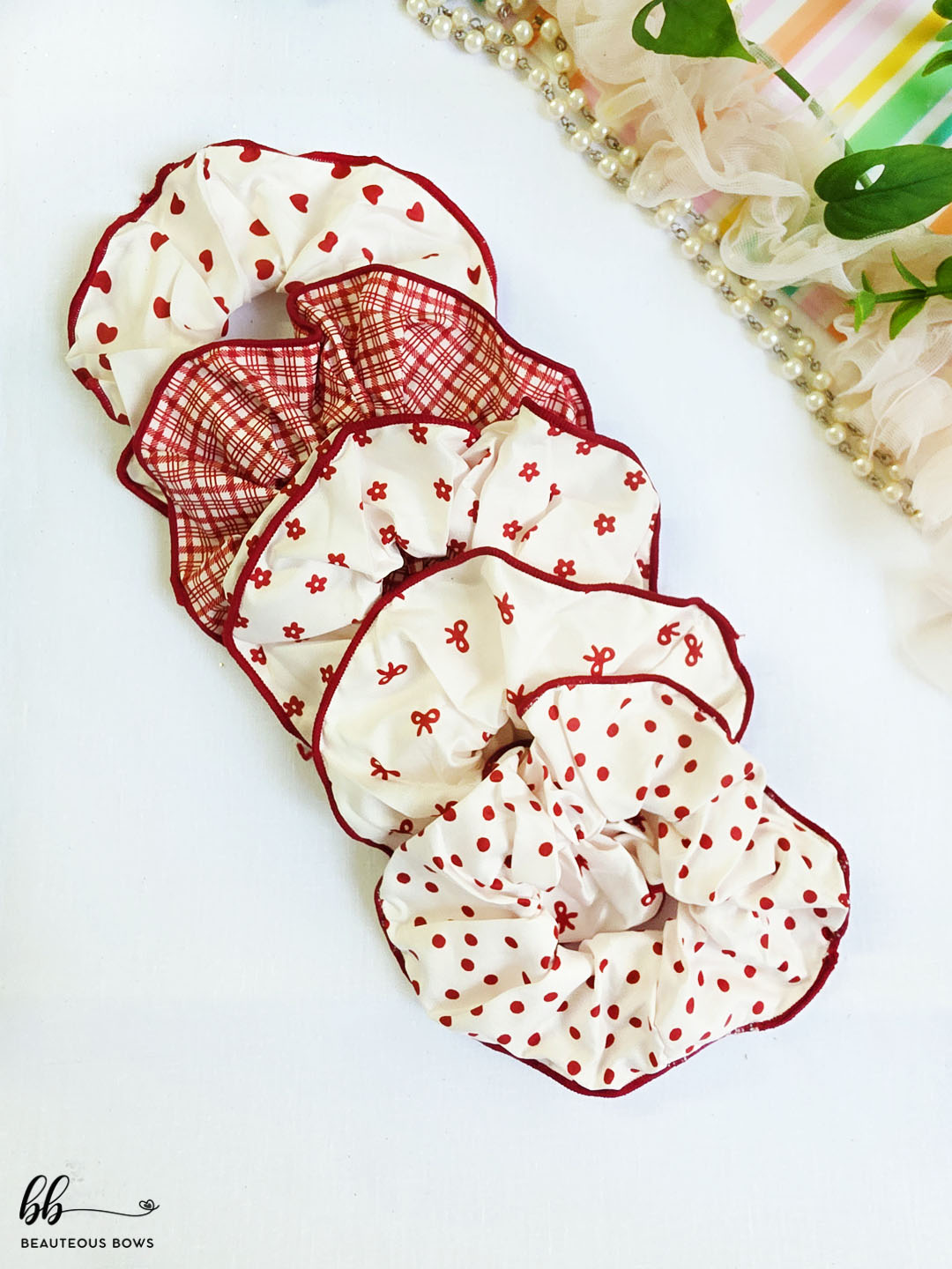 Valentine  Scrunchies