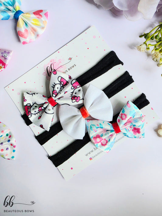 White Headband Set