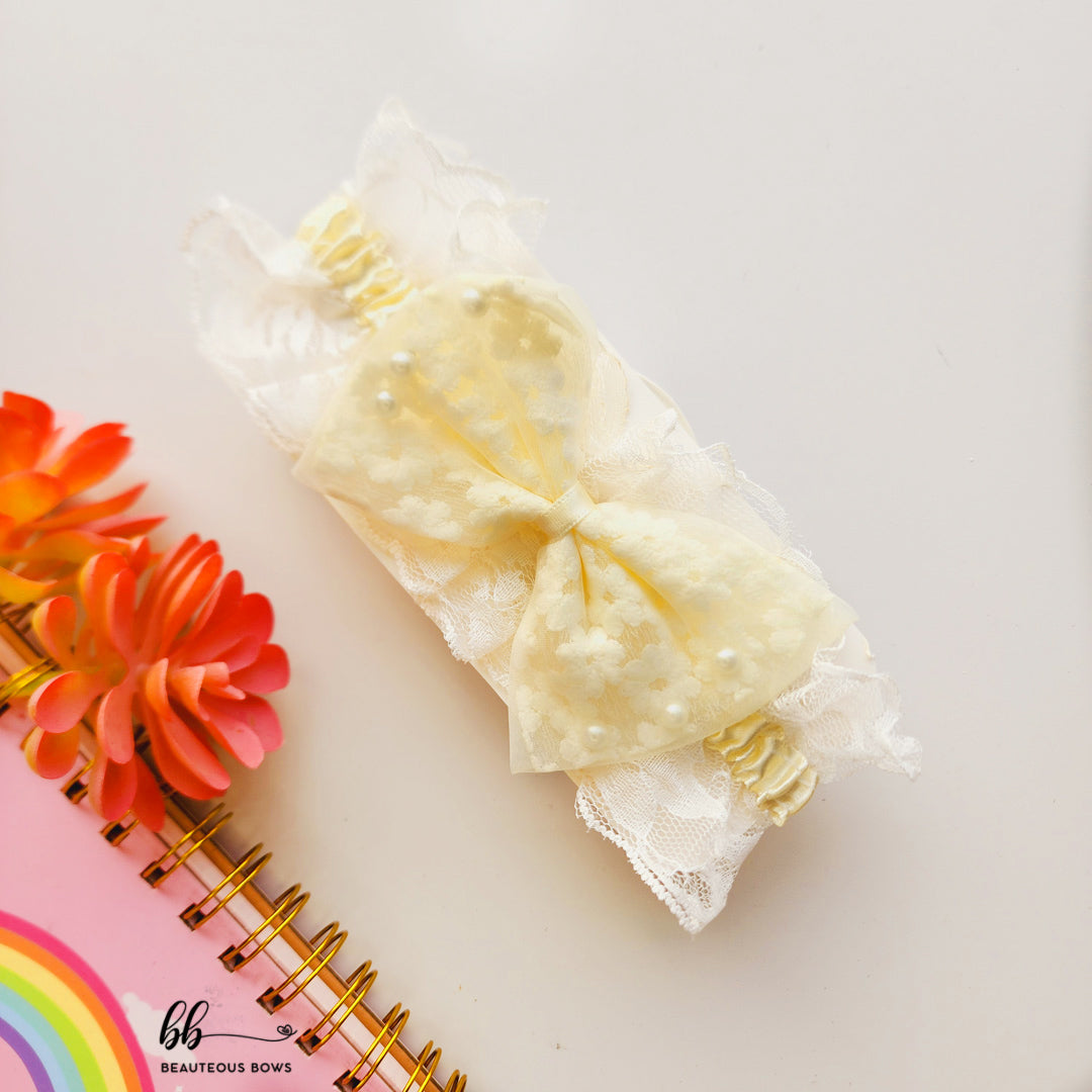 Frilly Bow Headwrap