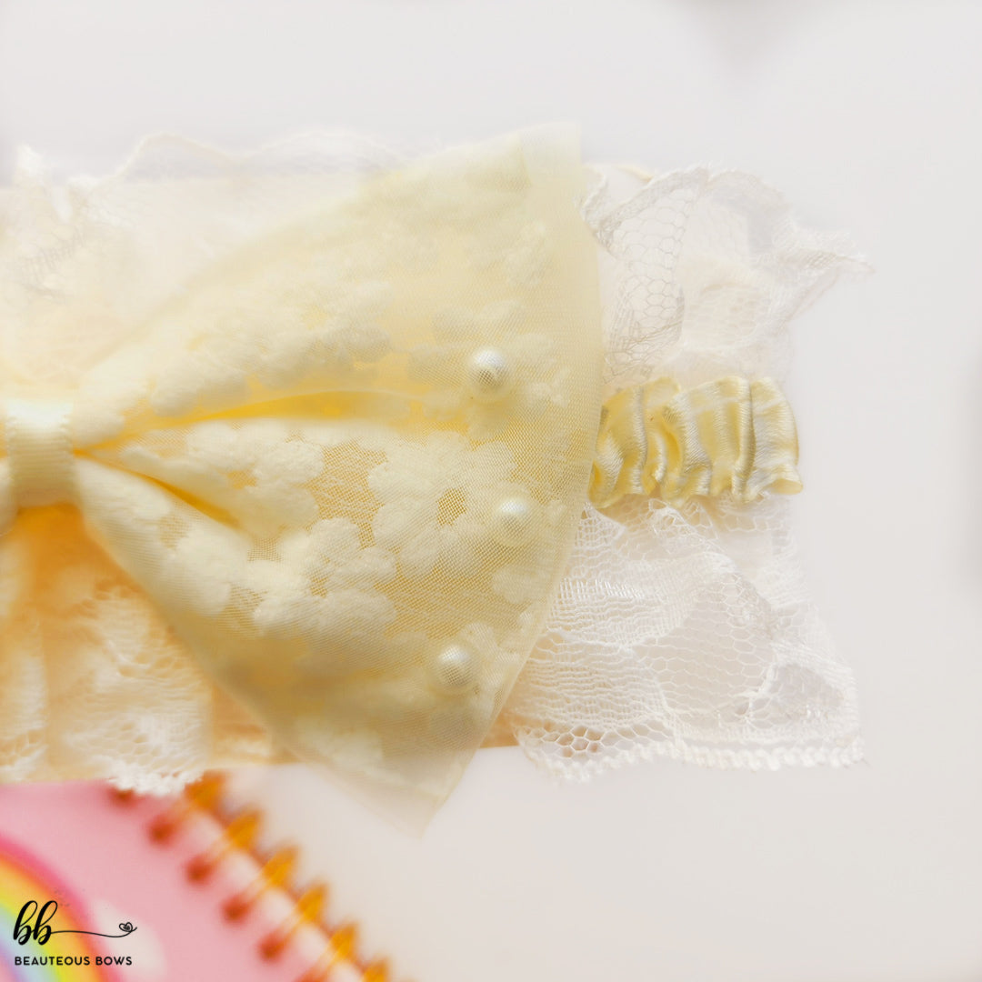 Frilly Bow Headwrap