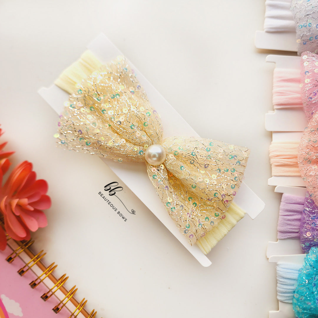 Shimmy Bow Headwrap
