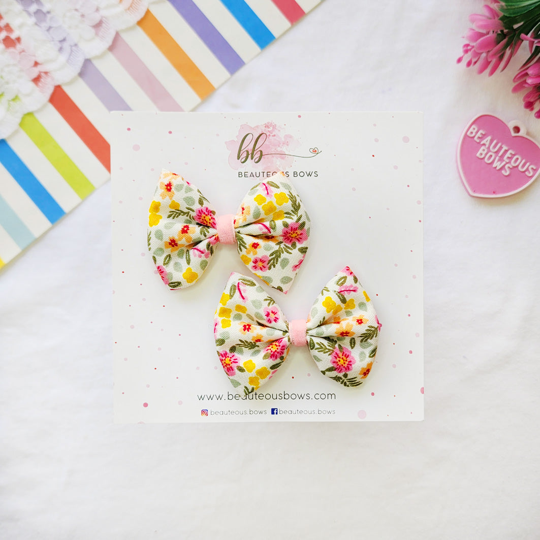 Morning Blooms Mini Hair Bow Set