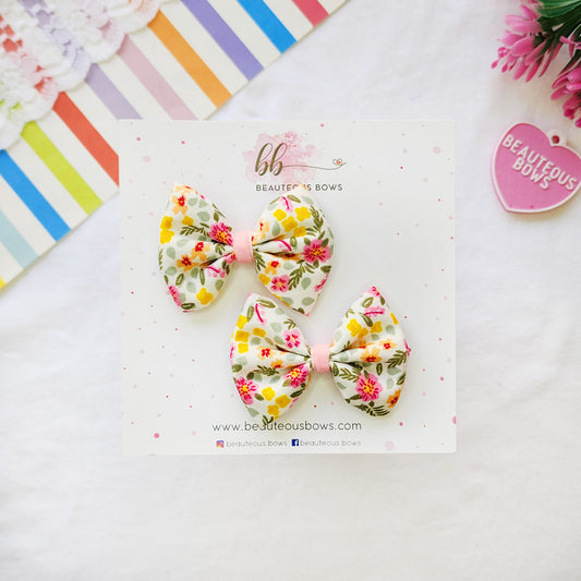 Morning Blooms Mini Hair Bow Set