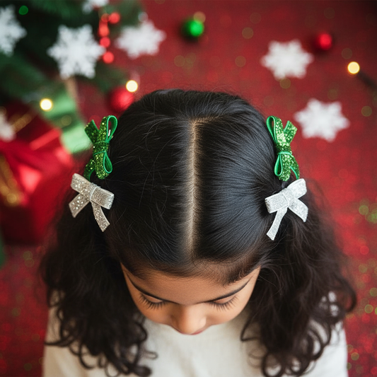 X'mas Glitter Bow Set