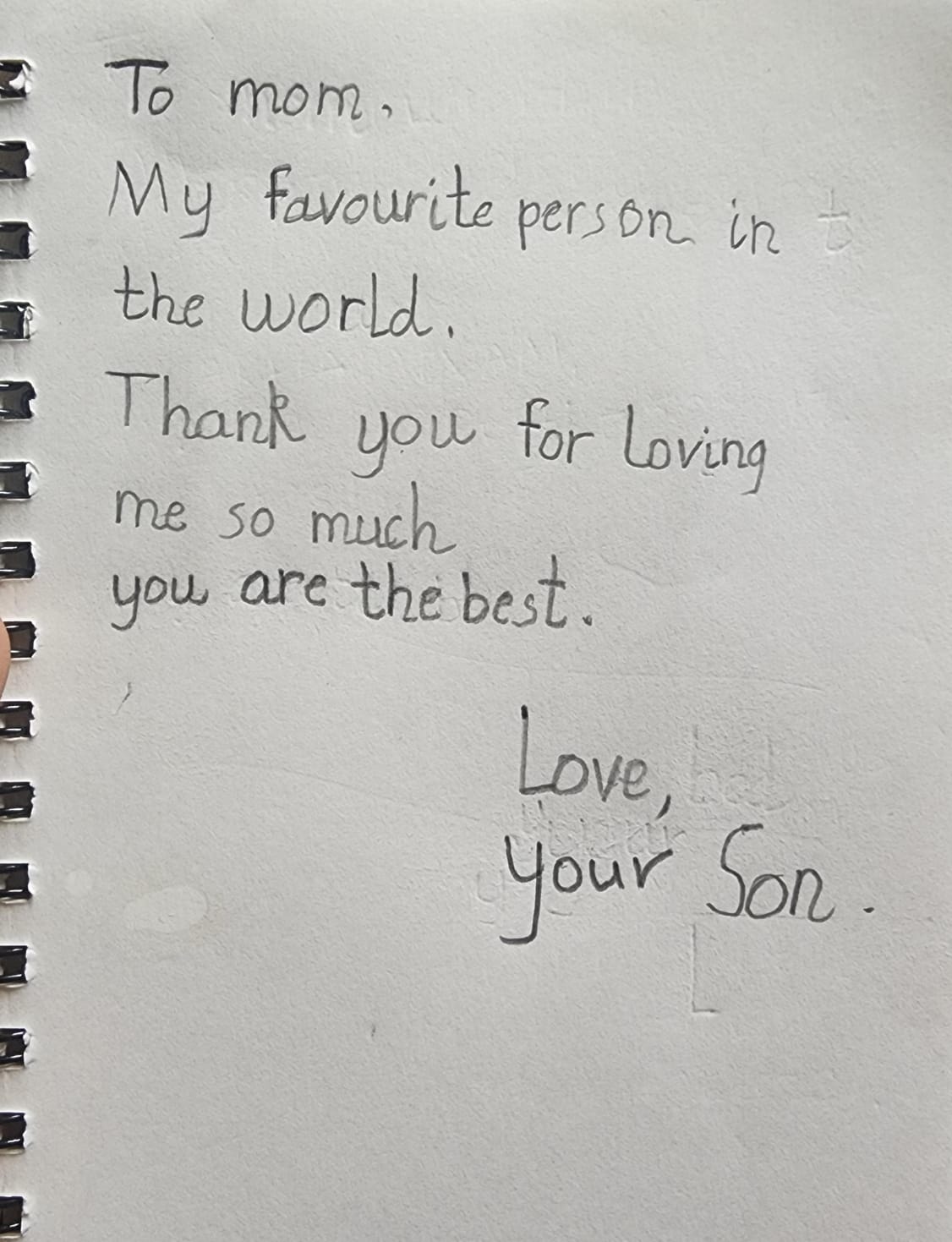 Handwritten Note Engraved Plaque