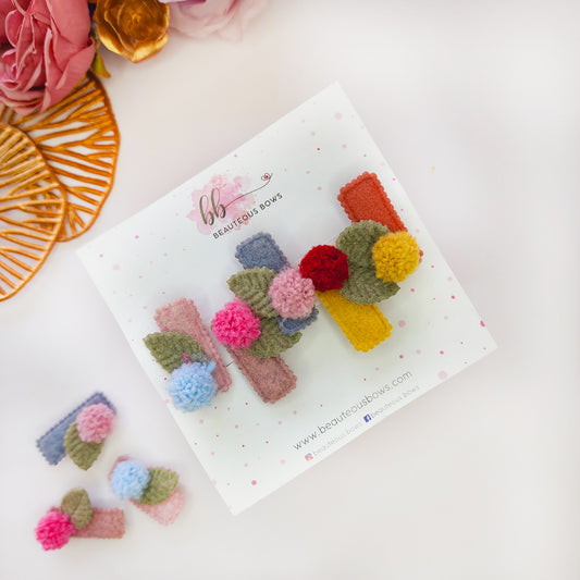 Pom Pom Clip Set of 5